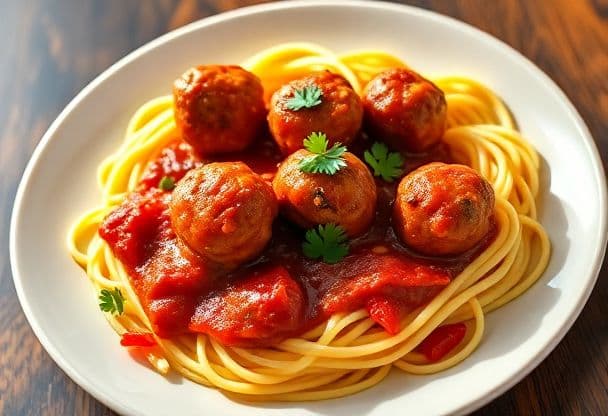 Gehaktballetjes in Tomatensaus