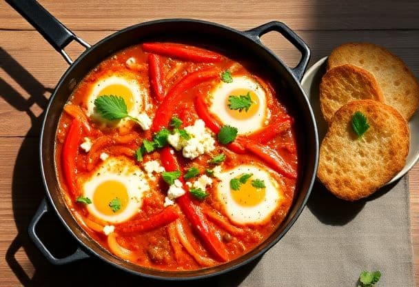 Snelle Shakshuka met Feta