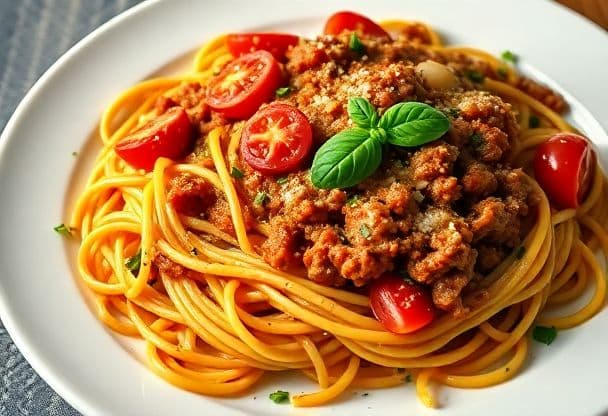 Spaghetti Bolognese met Italiaanse Kruiden