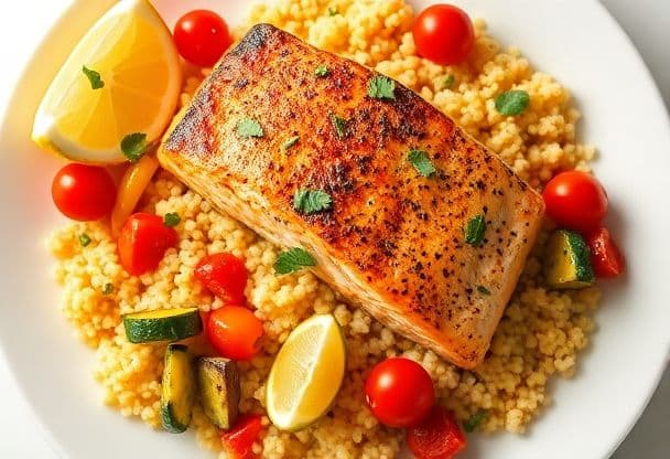 Zalm met Groenten Couscous